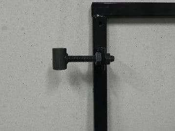 Stalen Poortframe Verstelbaar Vuurverzinkt 140 x 155 cm, Nieuw