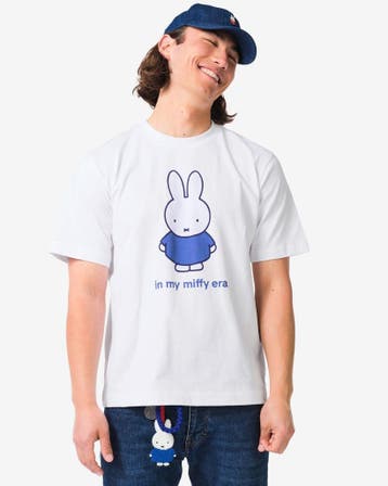 HEMA Nijntje T-shirt voor volwassenen in my miffy era maat, Verzenden, Nieuw, Wit