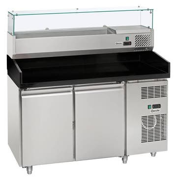 Bartscher Pizza-koelwerkbank met opzetkoelvitrine, Verzenden, Nieuw in verpakking