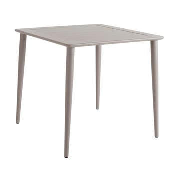 *WOONWINKEL* Lavis Linde Tuintafel Vierkant Khaki, Tuin en Terras, Verzenden, Nieuw