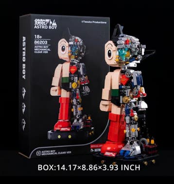 PANTASY Astro Boy Bouwset – 1250 Stenen Mecha Robot Bouwp., Verzenden, Nieuw