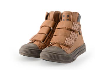 Develab Hoge sneakers Jongens in maat 24 Bruin, Jongen of Meisje, Schoenen, Zo goed als nieuw, Verzenden