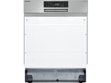 SHARP QW-NA25S44BI-DE - Semi inbouw vaatwasser - 8, Verzenden, Zo goed als nieuw
