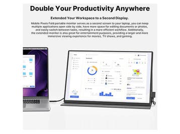 Mobile Pixels - WQXGA  Monitor - 16 inch, Computers en Software, IPS, In hoogte verstelbaar, Nieuw, Overige resoluties