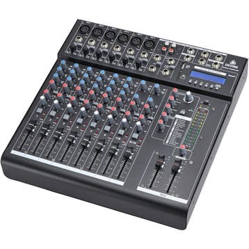 Devine MixDesk 1002FX-MP 10-kanaals mixer met FX en, Muziek en Instrumenten, Verzenden, Nieuw
