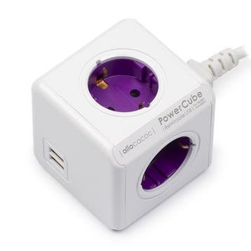 Stekkerdoos met USB | Allocacoc | 1 meter, Verzenden, Nieuw