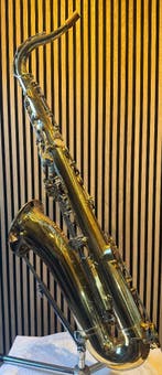 Yamaha YTS-21 Tenor Saxophone Purple Logo Japan, Ophalen of Verzenden, Gebruikt, Tenor, Met koffer