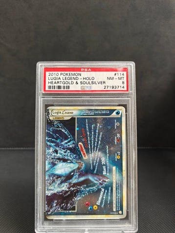 Pokémon - 1 Graded card - Lugia 114 - PSA 8 - Heart Gold, Nieuw