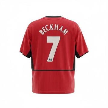 Manchester United 2002/2004 Home Shirt - Engelse, Nieuw