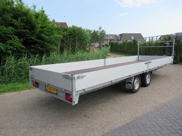 Gebruikte Weijer plateauwagen 660x190cm 3500kg, Ophalen, Zo goed als nieuw