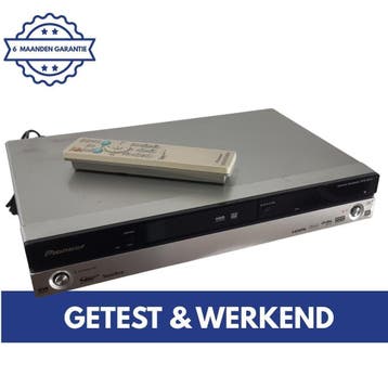 Pioneer DVR-555H | DVD Recorder | HDD Recorder | DVD Speler, Gebruikt, Verzenden, Met harddisk, Dvd-recorder