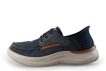 Skechers Bootschoenen in maat 42 Blauw, Kleding | Heren, Schoenen, Boots, Zo goed als nieuw, Skechers, Verzenden