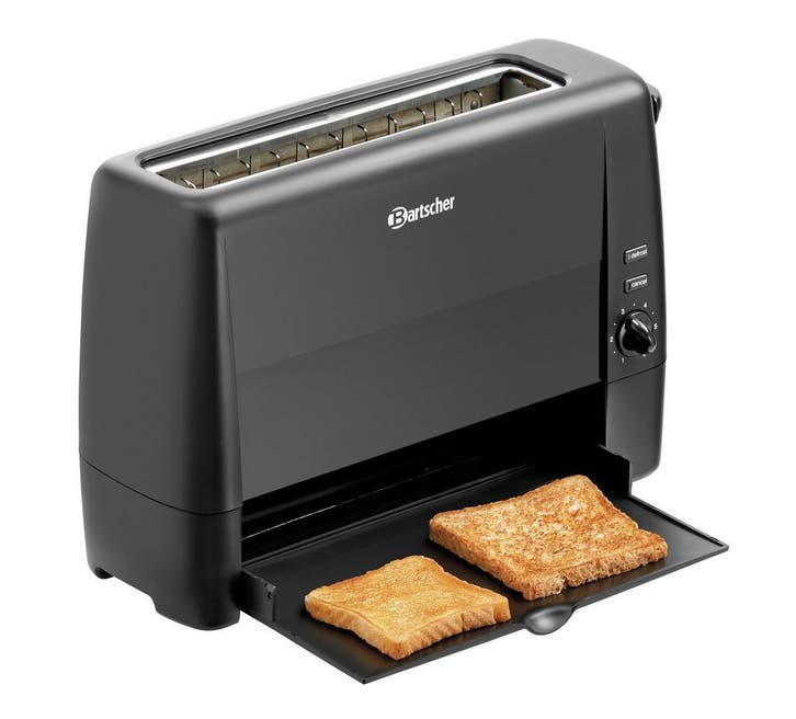 Bartscher Toaster | TS20Sli | Zwart | 1 Sleuf | 405x152x268m, Zakelijke goederen, Horeca | Keukenapparatuur, Nieuw in verpakking