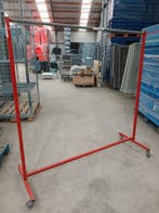 Verrijdbaar kledingrek confectierek rood, 169,5x170x60 cm,, Zakelijke goederen, Kantoor en Winkelinrichting | Winkel en Inventaris