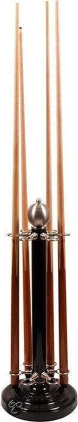 2dekans | Black Steel Cue Stand 6 Cues, Ophalen of Verzenden, Zo goed als nieuw