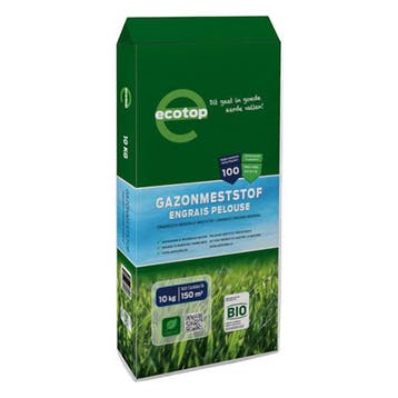 Gazonmest | Ecotop | 10 kg (150 m², Bio-label), Verzenden, Nieuw