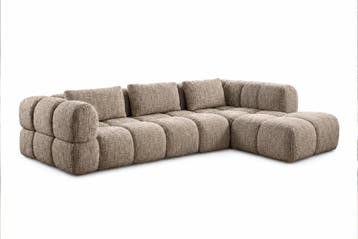 Loungebank Pijnacker - u-banken, Nieuw, 150 cm of meer, Stof, 300 cm of meer