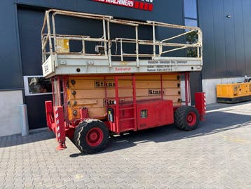 Veiling: Schaarhoogwerker JLG 500RTS Diesel 680kg 17.2m 2002, Ophalen