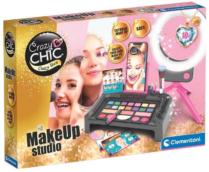 Crazy Chic - Make-Up Studio | Clementoni - Hobby Artikelen, Hobby en Vrije tijd, Knutselen, Nieuw, Verzenden