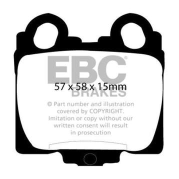 EBC 98-05 Lexus GS300 3.0 Yellowstuff Rear Brake Pads, Ophalen of Verzenden, Nieuw