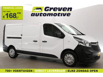 Opel Vivaro 1.6 CDTI L2H1 | Airco | Cruise | 3 Zits |, Euro 5, Wit, Nieuw, Lease