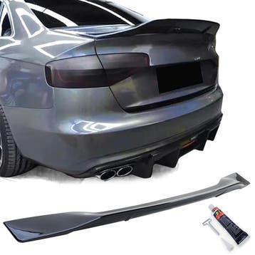 Spoiler Audi A4 B8 Sedan Glans Zwart, Ophalen of Verzenden, Nieuw