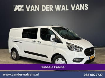 Ford Transit Custom | 2.0 TDCI 131pk Automaat L2H1 Dubbele, Automaat, Gebruikt, Euro 6, Wit