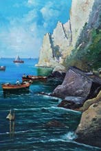 Bruno Improta (XXI) - Capri, Antiek en Kunst, Kunst | Schilderijen | Klassiek