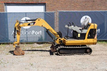 Veiling: Minigraver Caterpillar 301.6C Diesel 2008, Ophalen, Graafmachine