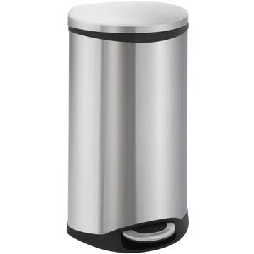 Pedaalemmer | SHELL BIN | RVS | 30L | Klapdeksel | Anti, Verzenden, Nieuw in verpakking