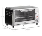 Mini Oven 10L – Tafeloven met Timer en Temperatuurregeling, Verzenden, Nieuw