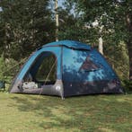 vidaXL Koepeltent met Verwijderbare Regenkap Blauw, Verzenden, Nieuw, Tot en met 2