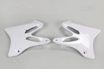 UFO Radiateurkappen Yamaha YZ125 YZ250 2002-2014 wit -, Motoren, Ophalen of Verzenden, Nieuw