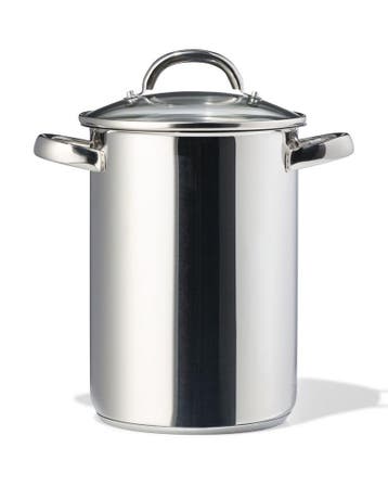 HEMA Aspergepan 4.4L Ø16 rvs met inzetmandje, Verzenden, Nieuw