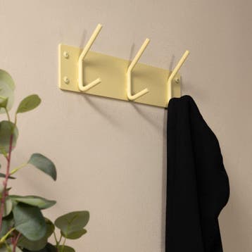 Spinder Design Fusion 3-haaks wandkapstok - butter yellow, Verzenden, Nieuw