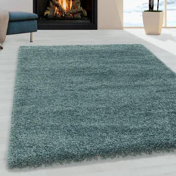 Shaggy Vloerkleed | Sydney | Aqua | 300x400 cm, Huis en Inrichting, Stoffering | Tapijten en Kleden, Verzenden, Nieuw