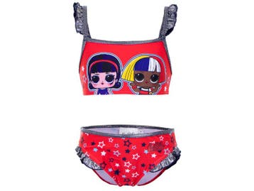 Meisjes bikini - L.O.L. surprise - Rood, Verzenden, Nieuw