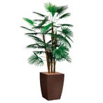 Rhapis Palm kunstplant, H150cm, Huis en Inrichting, Kamerplanten, Ophalen of Verzenden, Palm, 150 tot 200 cm