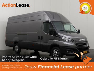 Iveco Daily Bestelbus L4 H3 2024 Diesel Automaat, Auto's, Automaat, Zwart, Iveco, Diesel