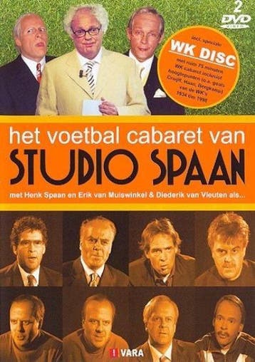 Het voetbal cabaret van studio Spaan wk disc (dvd, Ophalen of Verzenden, Zo goed als nieuw