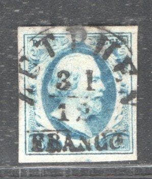 Nederland 1852 - Koning Willem III - 1e emissie - NVPH 1 -, Gestempeld