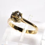 Ring - 14 karaat Geel goud - 1.29ct. tw. Diamant (Natuurlijk, Nieuw