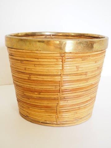 Mand - Gabriela Crespi-stijl - bamboe vintage