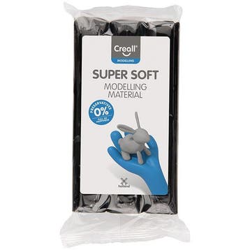 Creall boetseerklei super soft zwar van €9,99 voor €5,00, Ophalen of Verzenden, Nieuw
