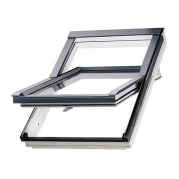 Fakro wit tuimeldakraam FTW-V U3 134x98 cm, Doe-het-zelf en Verbouw, Glas en Ramen, Verzenden, 80 tot 120 cm, 80 tot 120 cm, Nieuw