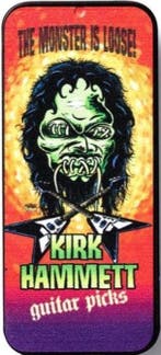 Jim Dunlop Kirk Hammett Metallica opbergblikje met plectrums, Verzamelen, Muziek, Artiesten en Beroemdheden, Ophalen of Verzenden