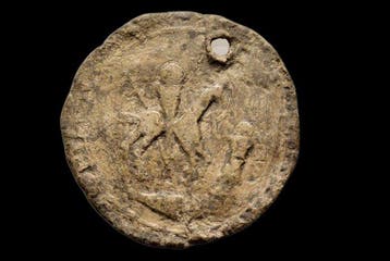 Middeleeuws leiden Amulet - Kruisridder-amulet