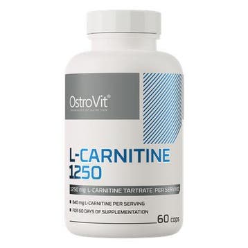 Ostrovit - L-Carnitine 1250 - 60 Capsules, Verzenden, Nieuw, Poeder of Drank