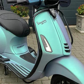 Valbeugel set - Origineel - Voor- en Achterzijde - Vespa, Ophalen of Verzenden, Nieuw
