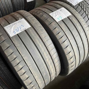 2 x Continental SportContact 7 315-35-22 Zomerbanden 5,5mm, Gebruikt, Overige maten, Ophalen of Verzenden, Band(en)